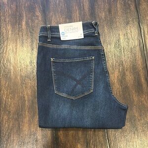 Dark Blue Denim Jean Capris